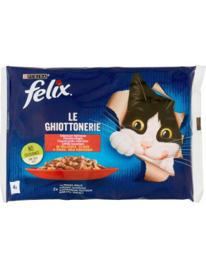 Felix Gatto Le Ghiottonerie Manzo E Pollo gr.85X4