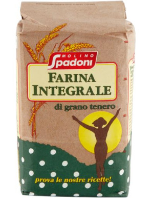 MOLINO SPADONI FARINA INTEGR. KG.1 GRANO TENERO