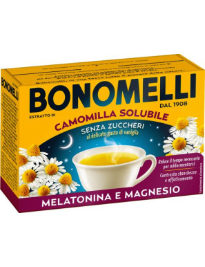 Bonomelli Camomilla Solubile Melatonina E Magnesio 16 Buste