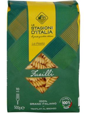 Stagioni D'Italia gr.500 Fusilli Trafilati al Bronzo