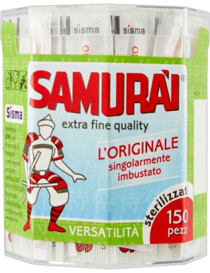 SAMURAI STUZZICADENTI IMBUSTATI SINGOLARMENTE X150