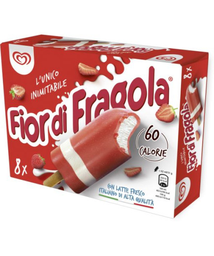 Algida Fior Di Fragola X 8 gr.408 New