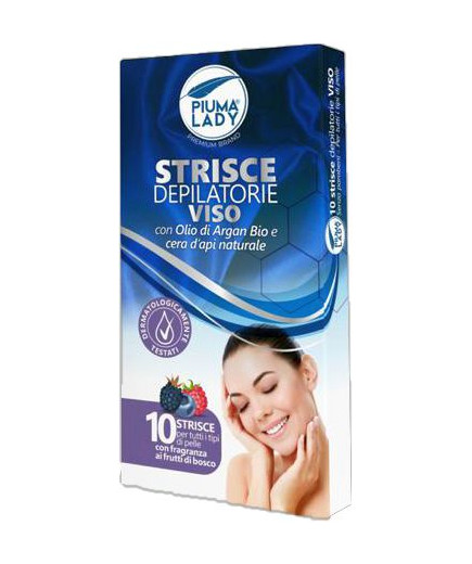 PIUMA LADY STRISCE DEPILATORIE VISO X10PZ.