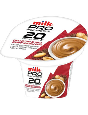 Milk Pro Crema Dessert Burro D'Arachidi Cacao gr.200