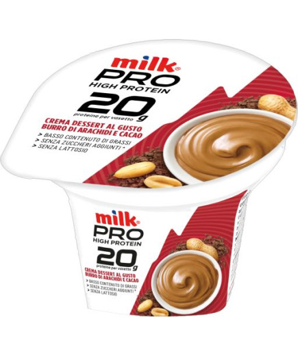 Milk Pro Crema Dessert Burro D'Arachidi Cacao gr.200