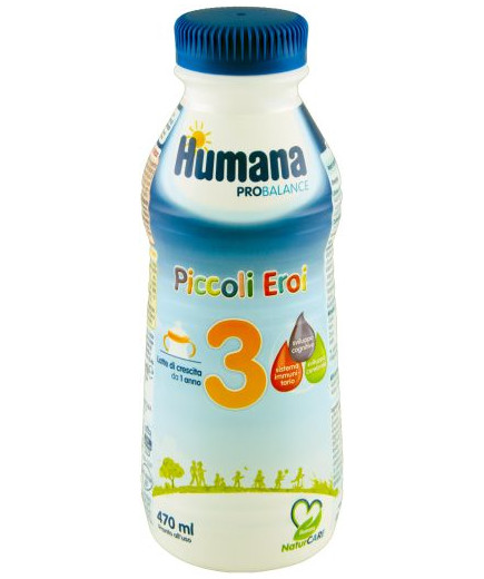 Humana Latte 3 Liq. Natcare ml.470