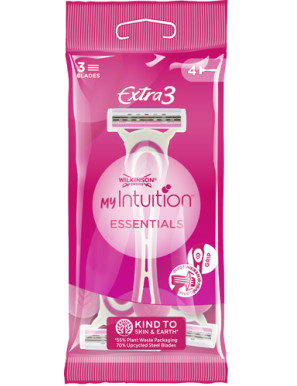 WILKINSON EXTRA 3 MY INTUITION ESSENTIALS X4