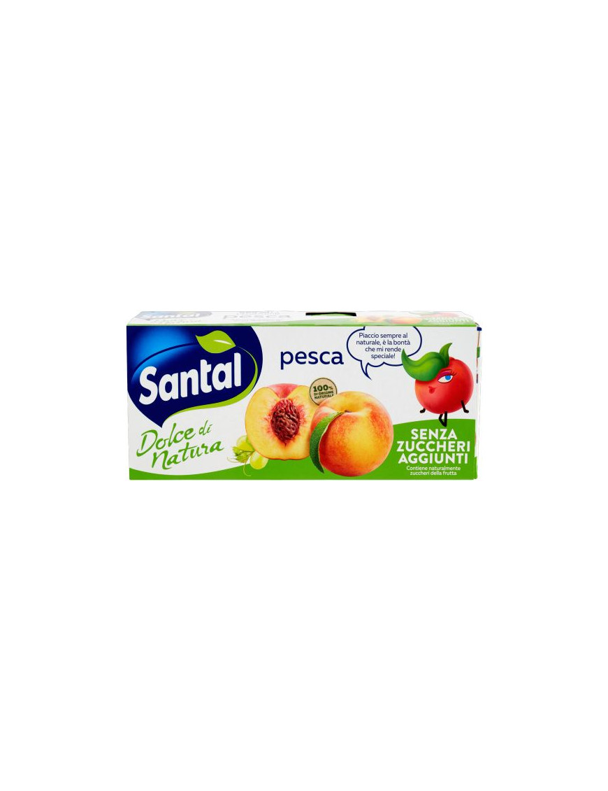 SANTAL SUCCO ML.200X3 PESCA S/ZUCCHERI AGG.  BRIK