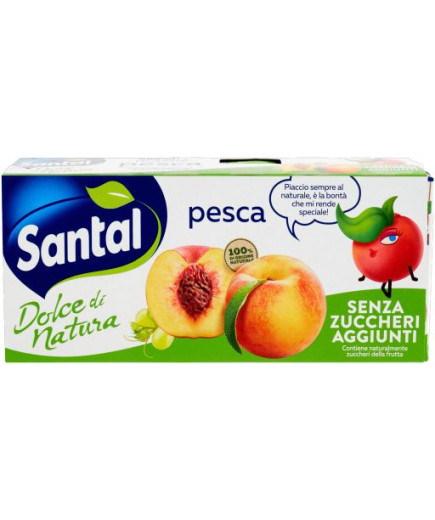 SANTAL SUCCO ML.200X3 PESCA S/ZUCCHERI AGG.  BRIK