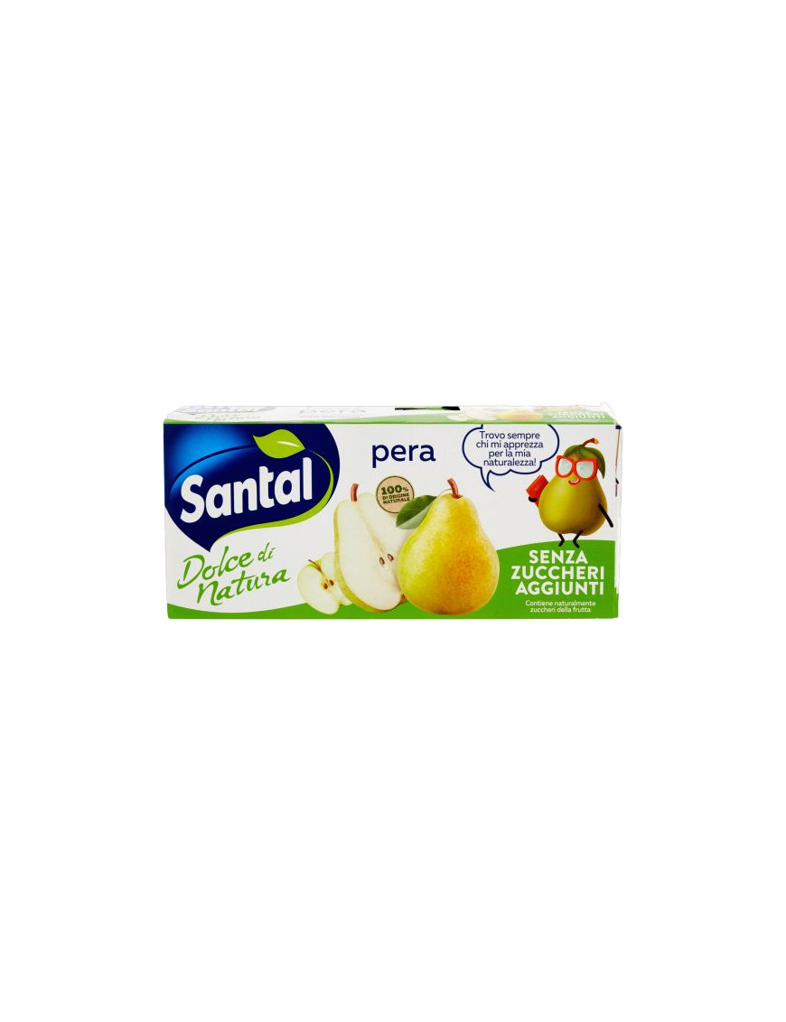 SANTAL SUCCO ML.200X3 PERA S/ZUCCHERI AGG.  BRIK