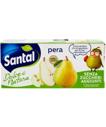 SANTAL SUCCO ML.200X3 PERA S/ZUCCHERI AGG.  BRIK