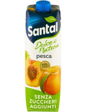 Santal SuccoPesca Senza Zuccheri Aggiunti Brik lt.1