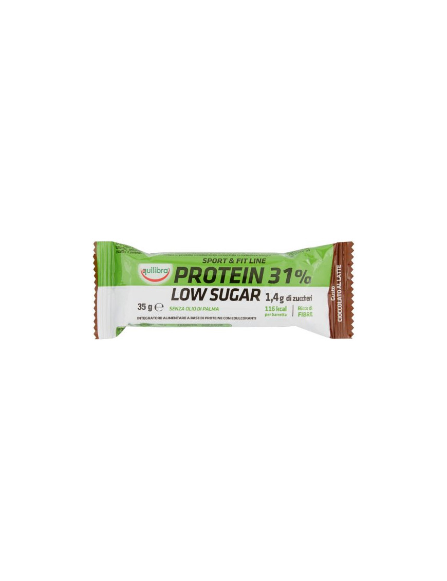 Equilibra Protein 31% Low Sugar Cioccolato Al Latte gr.35