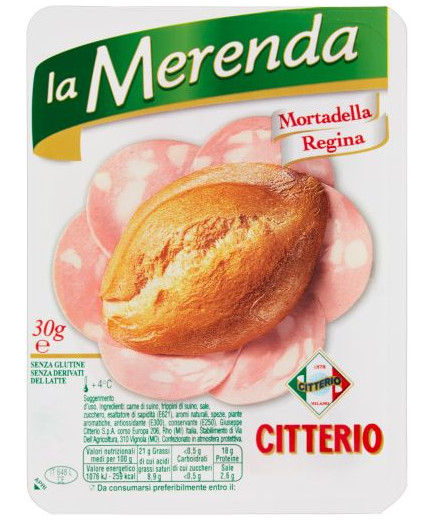 Citterio La Merenda Mortadella Regina gr.30