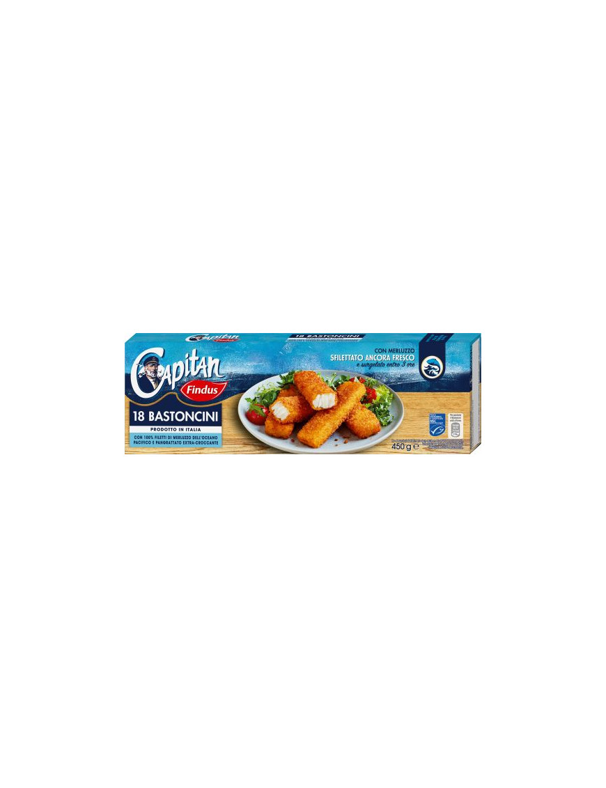 Findus Bastoncini Merluzzo X18 gr.450