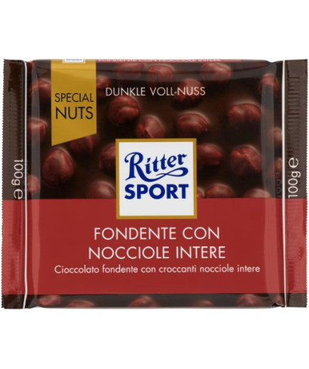 Ritter Fondente Nocciole Intere gr.100