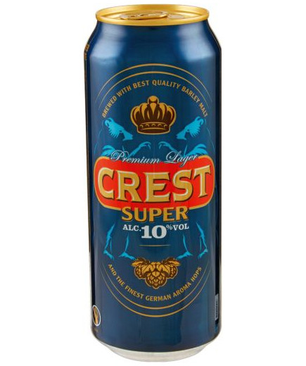 Crest Super 10% Birra cl.50 Lattina