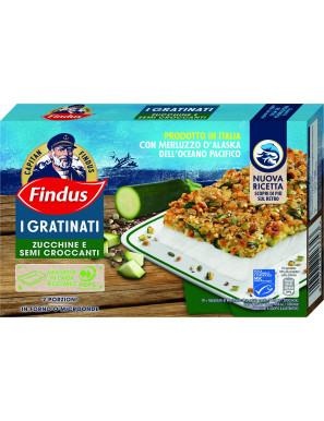 Findus Filetti Di Merluzzo Gratinati Con Pomodoro E Basilico gr.380