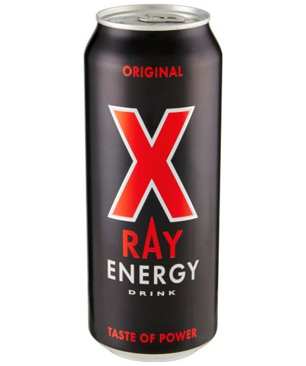 X Ray Energy Drink cl.50 Lattina