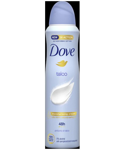 Dove Deo Spray Talco Nuova Formula ml.150