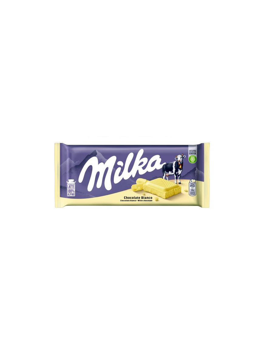 Milka Tavoletta Di cioccolato Bianco gr.100