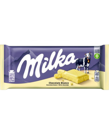 Milka Tavoletta Di cioccolato Bianco gr.100