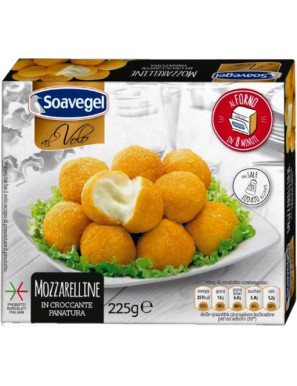 SOAVEGEL MOZZARELLINE PANATEPRONTO FORNO SURG. GR 225 *CAR