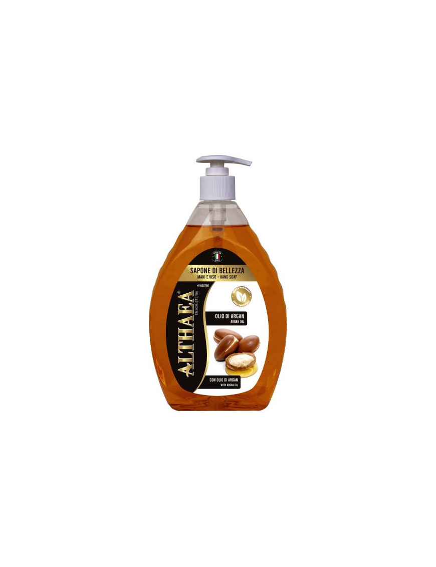 ALTHAEA SAPONE LIQ.C/DOSATORE MANI/VISO OLIO D'ARGAN ML.650
