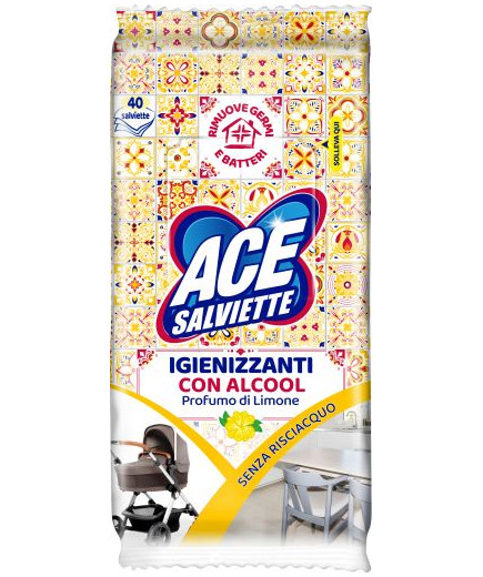 ACE SALVIETTE IGIENIZZANTI SGRASSANTI X40