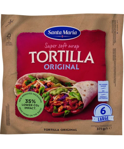 Santa Maria Wrap Tortillas Originals gr.371 (6Pz)