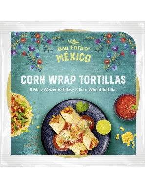 Don Enrico Wrap Tortillas Mais 8 Pezzi gr.320