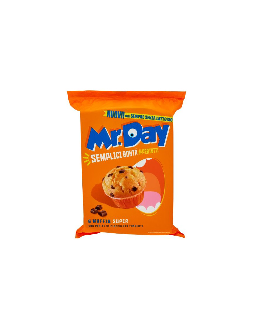 Vicenzi Mr.Day Muffin Classico Gocce Cioccolato gr.300 Senza Lattosio