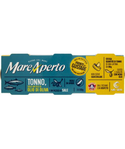 Mareaperto Tonno Solo Un Filodi Olio Di Oliva gr.60X3