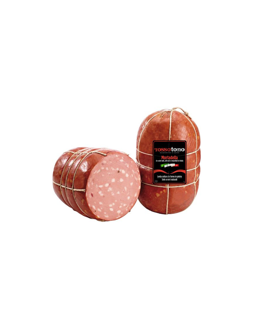 ROSSOTONO MORTADELLA 100% ITAL. IN BUD.NATUR.KG.9 C/P(CT.X1