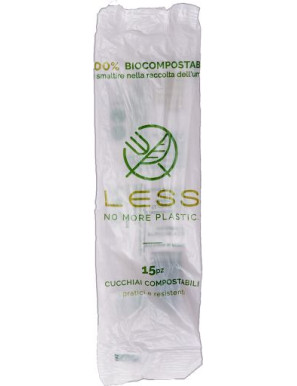 Bio Less Cucchiaio Compostabile X15 pz.