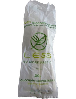 BIO  Less Cucchiaino Compostabile 20 pezzi