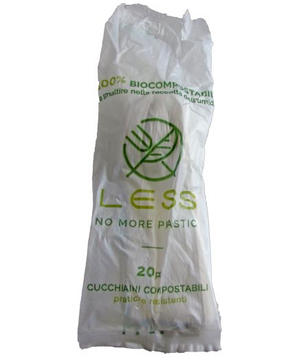 BIO  Less Cucchiaino Compostabile 20 pezzi