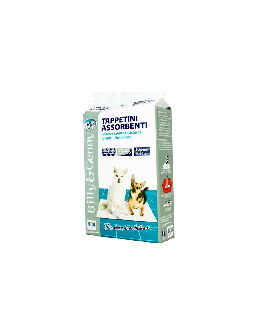 Sos Tappetini Assorbenti Per Cani cm.60X90 10 pezzi