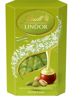 LINDT LINDOR CORNET G.200 PISTACCHIO -PRALINE- S/GLUT