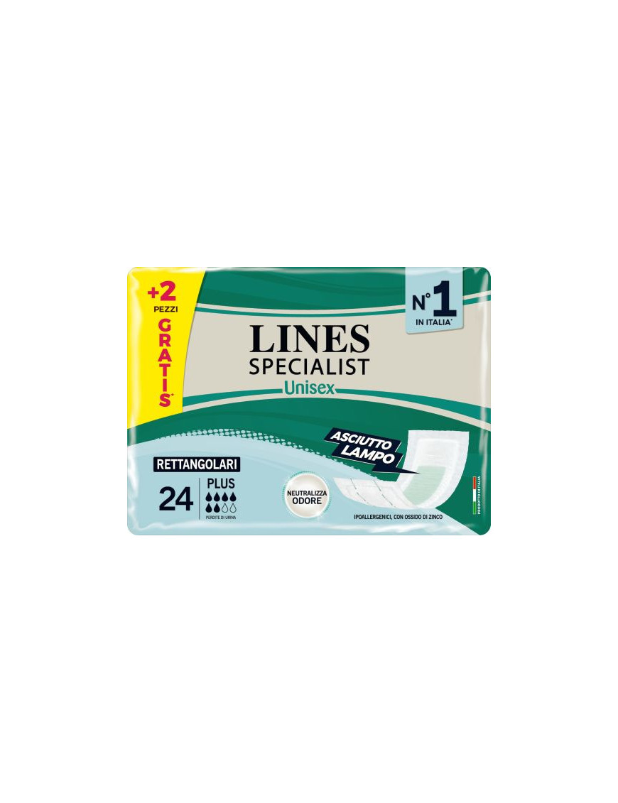 Lines Specialist Rettangolare X22+2