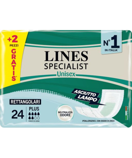 Lines Specialist Rettangolare X22+2