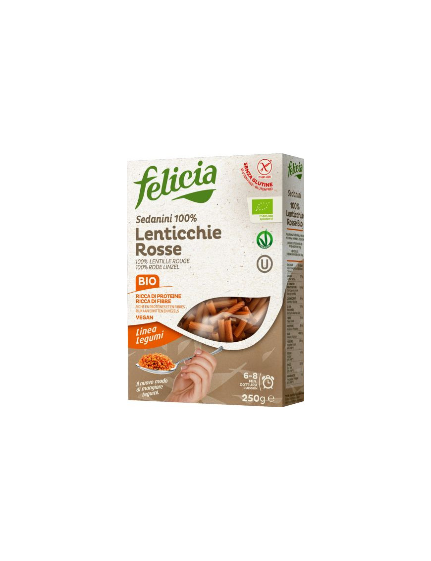 FELICIA G.250 100% LEGUMI BIO -SEDANINI- LENTIC.ROSSE