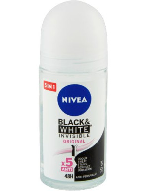 Nivea Deo Invisible Black&White Roll-On ml.50