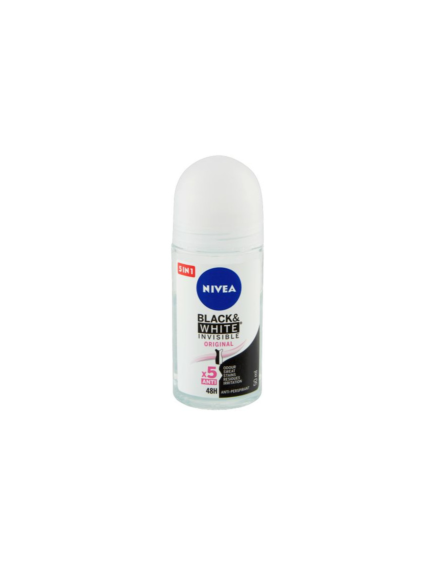 Nivea Deo Invisible Black&White Roll-On ml.50