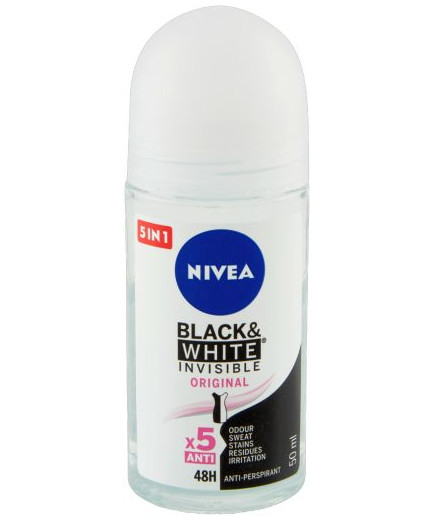 Nivea Deo Invisible Black&White Roll-On ml.50