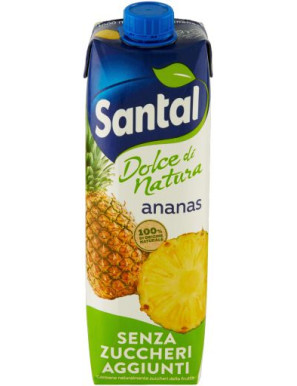 SANTAL SUCCO LT.1 ANANAS S/ZUCCHERI AGG. BRIK