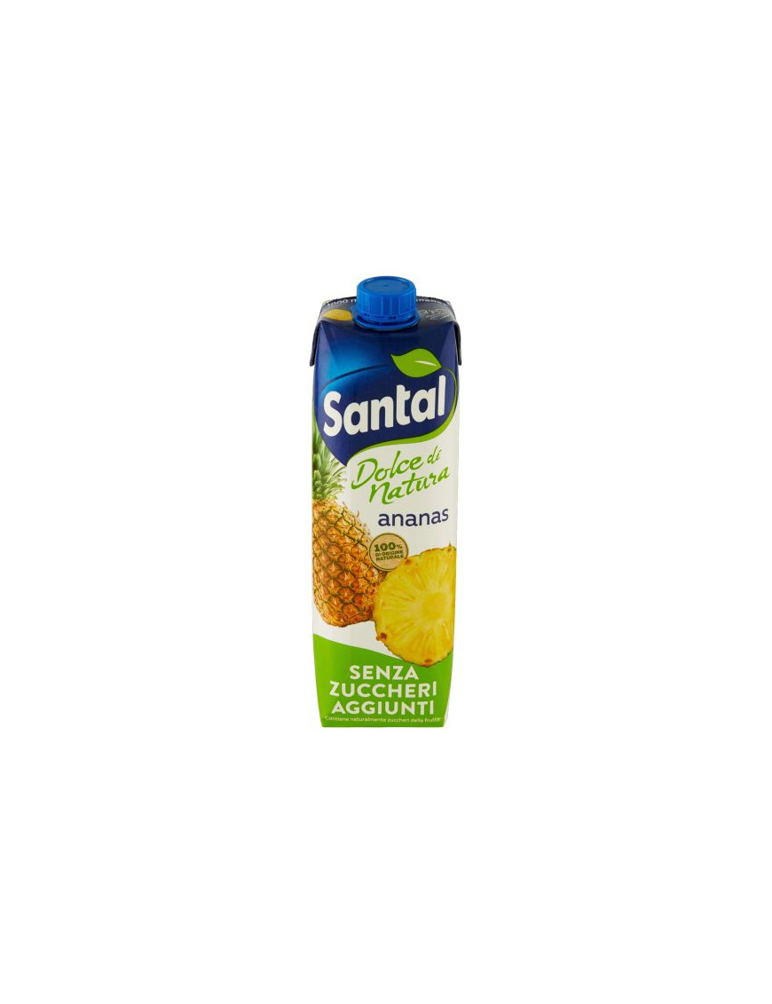 SANTAL SUCCO LT.1 ANANAS S/ZUCCHERI AGG. BRIK