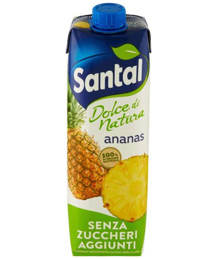 SANTAL SUCCO LT.1 ANANAS S/ZUCCHERI AGG. BRIK