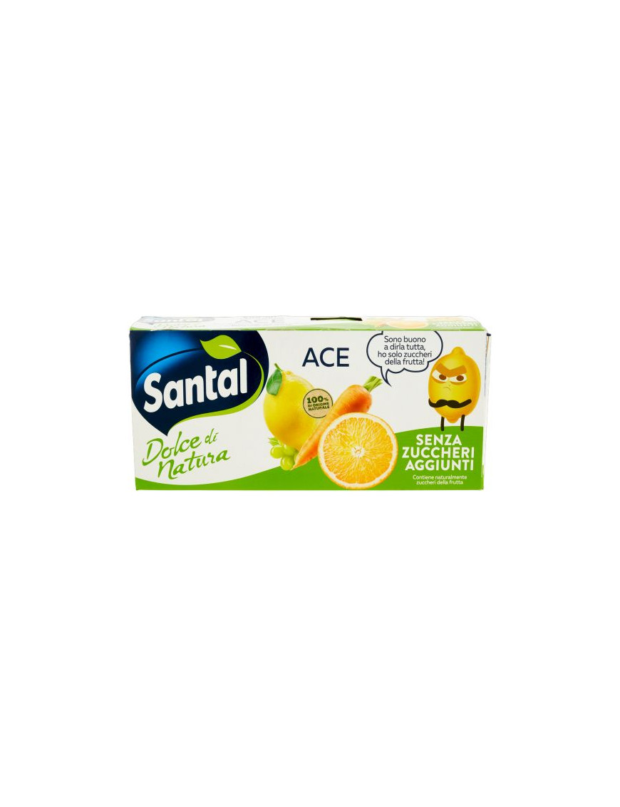 SANTAL SUCCO ML.200X3 ACE S/ZUCCHERI AGG.  BRIK