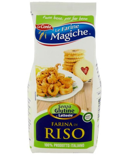 Lo Conte Le Farine Magiche Farina Di Riso Senza Glutine gr.500